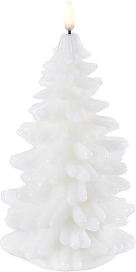 Uyuni Ledkaars - Kerstboom - wit - 11 x 18 cm