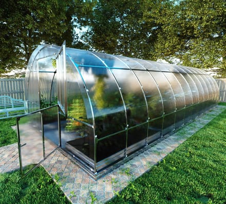 Polycarbonaat tuinkas 3x8m 24m² - KLASIKA Tube