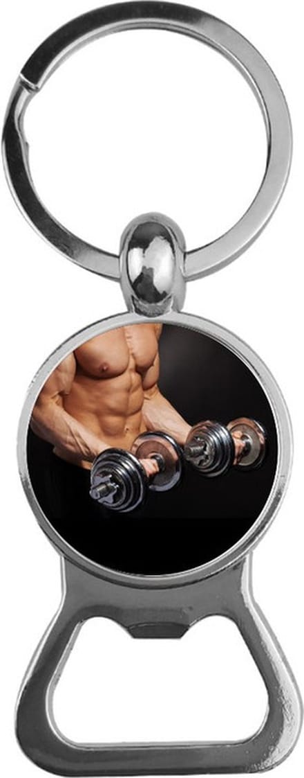 Bieropener Glas - Bodybuilder