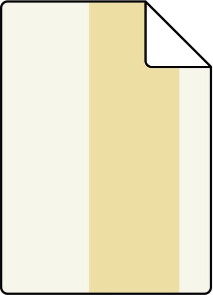 Proefstaal ESTAhome behang strepen pastel geel - 26.5 x 21 cm - 132150-S