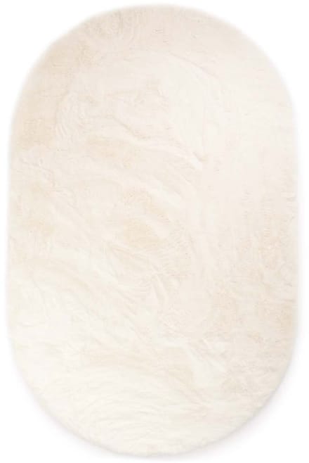 Vloerkleed ovaal hoogpolig - Comfy plus wit 100x150