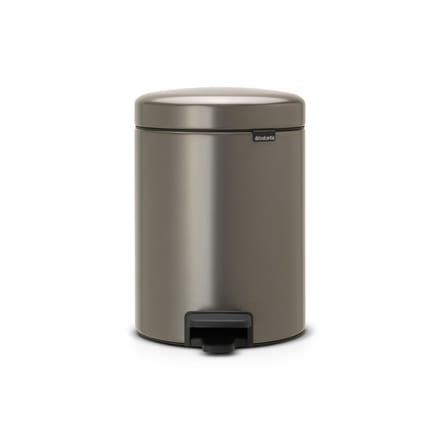 Brabantia Pedaalemmer Newicon - Staal - Platinum - 26.3x21.7x30.2cm - 5l