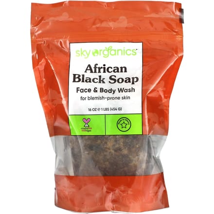 Sky Organics, savon noir africain, 473 ml (454 g) red