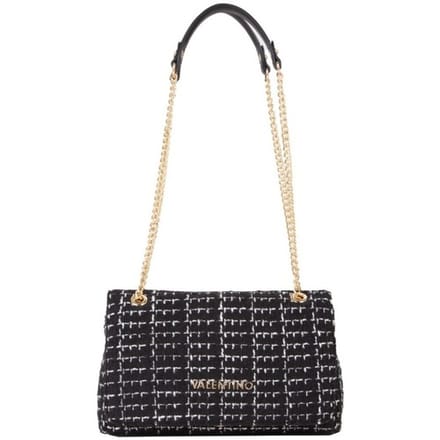 VALENTINO schoudertas Tweed Flap Bag Nero / Multicolor zwart