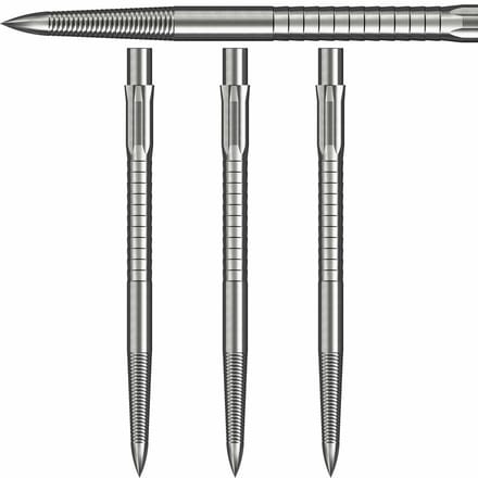 Dartpunten EVO Caliburn - Microgrip Zilver - 32 mm