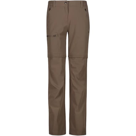 Stretch Wandelbroek met Rits en Cargo Pockets Dames CMP