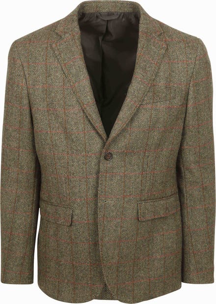 Steppin' Out Colbert Wol Groen - Maat 52 - Heren blazer