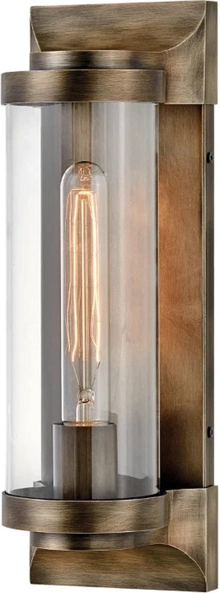 Hinkley LED Wand Buitenlamp Pearson | 1X E27 Max 60W | IP44 | Dimbaar | Burnished Bronze