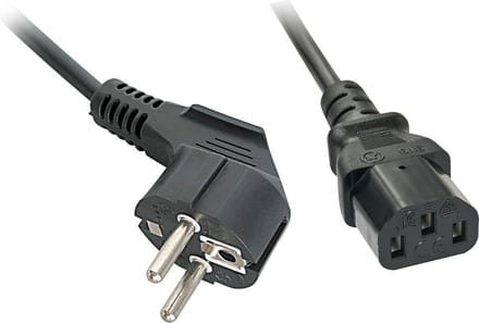 Lindy Stroomkabel Schuko Naar Iec C13 Pc-Server 3M, Solide Constructie