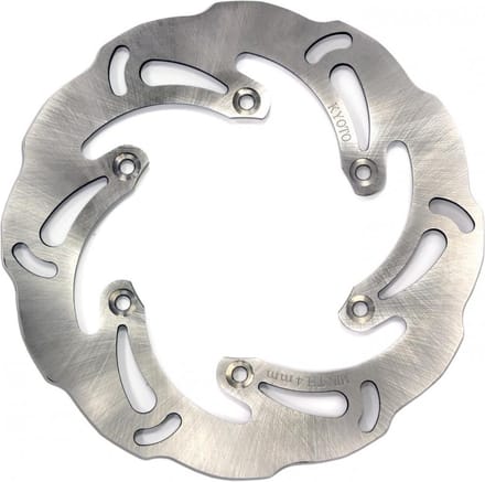perftec achterremschijf voor husaberg 501 fe e 2000 tot 2003 Ø220x110x4mm / ar nieuw