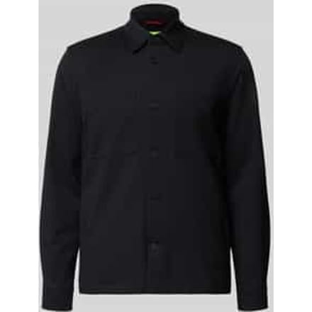 Regular fit overhemdjack met viscose model 'Messi'