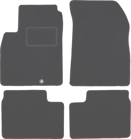 Grafiet automatten voor: Nissan Micra K13 hatchback (2010-2016)
