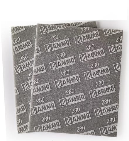 AMMO by Mig Jimenez Schuurpapier - MIG 8558 Sanding Sponge Sheet - 280 grit Schuur-papier, blok of stick