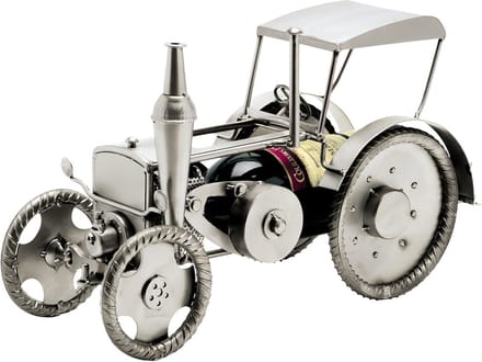 Hinz & Kunst smeedwerkfiguur "tractor wijnfleshouder"