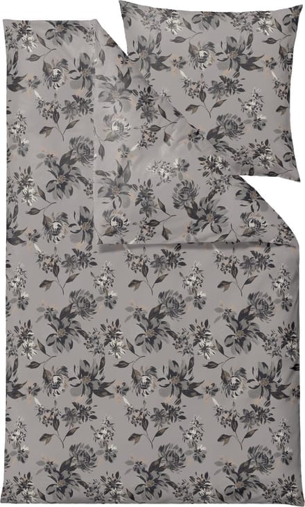 Södahl organic History Bloom Beddengoed DE 135 x 200 cm Grey