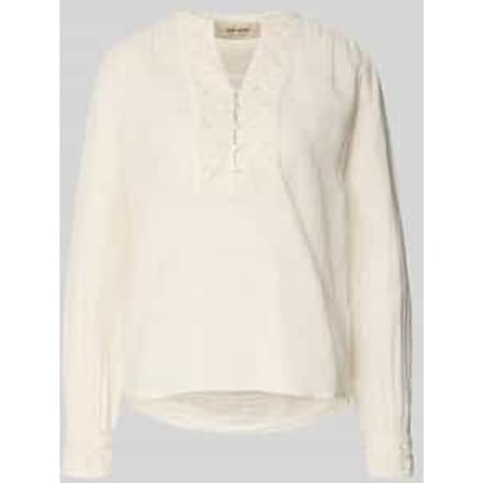regular fit blouse met V-hals model 'Evanda'