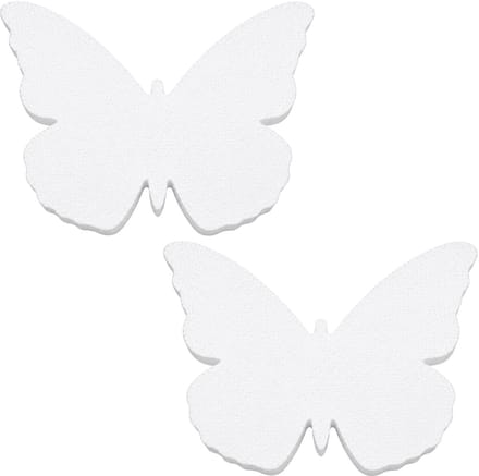 Piepschuim vormen - vlinder - 2x - H30 x B41 cm - styropor hobby / DIY vorm - basis knutselfiguren