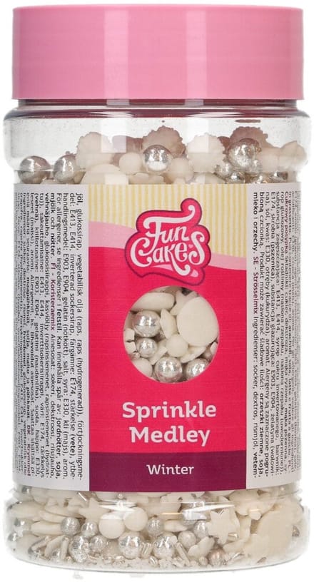 FunCakes Sprinkle Medley - Winter - 180g - Eetbare Taartdecoratie