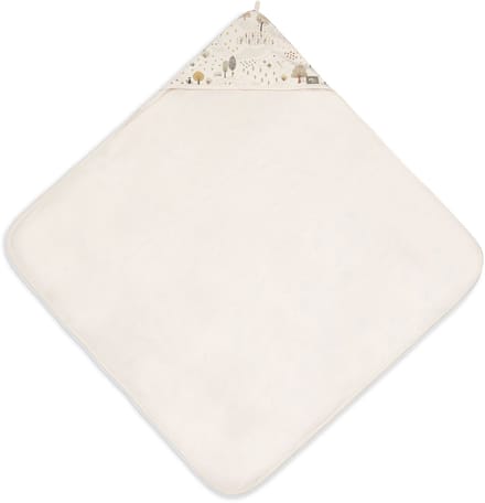 Jollein Badcape Baby - 100% Badstof Katoen - 75x75 cm - Tiny Park