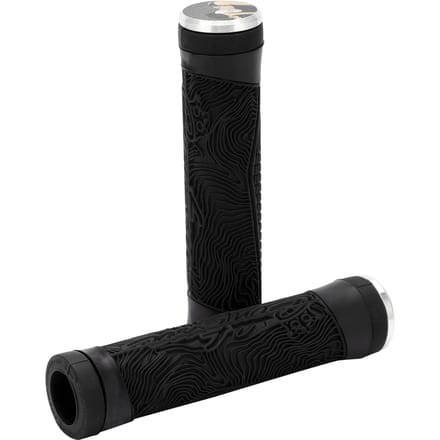 FMFXTR Mountainbike Stuurhoes Gecko Patroon Universeel Siliconen Stuurhandvatten zwart