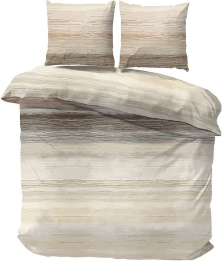 iSleep Dekbedovertrek Marco - Tweepersoons - 200x200/220 cm - Natural