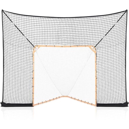 12x9 ft Hockey Lacrosse Doel Backstop met Uitgebreide Dekking Trainingsnet