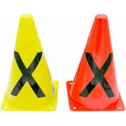Vermenigvuldigingsteken Kegel Naranja Fluor 23 Cm