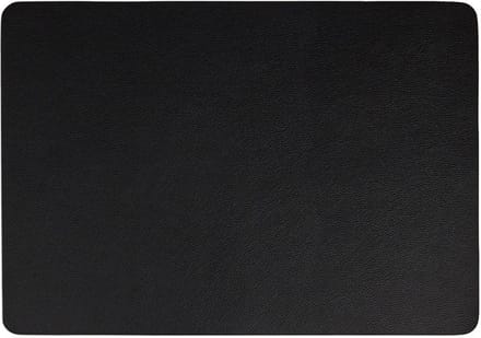 ASA Placemat - vegan leather / imitatieleer - 33x46cm - zwart