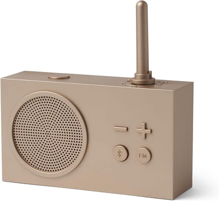 Draagbare Luidspreker - Bluetooth Radio - Muziek Luisteren - Spatwaterdicht Ontwerp - 10x10x10 cm - Goud