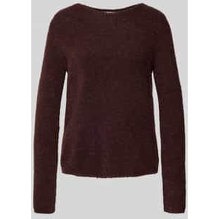 Regular fit gebreide pullover van scheerwolmix met alpaca