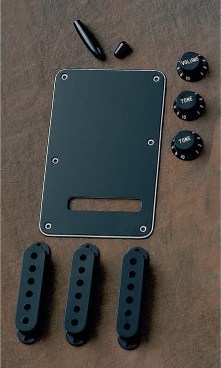 Fender Strat Accessory Kit zwart - Gitaaronderdeel
