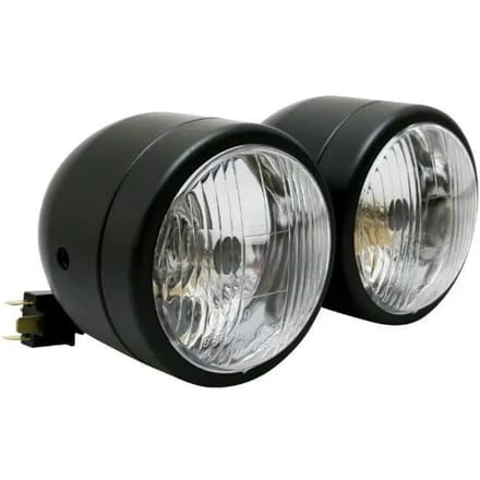 Motorfiets koplamp h4 + positielicht Avoc Homologue CE