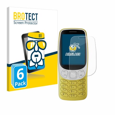 Screenprotector 6 Stuks voor Nokia 3210 Beschermglas transparant