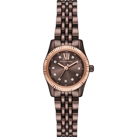 Michael Kors MK4844 Lexington dameshorloge met bruine wijzerplaat