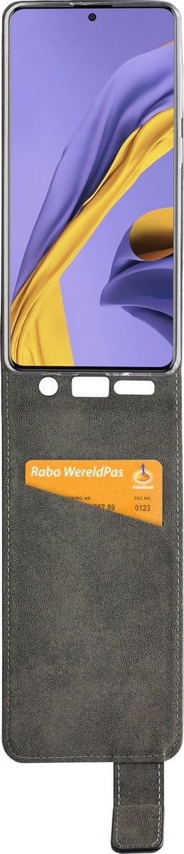 Mobilize Classic Gelly Flip Case Samsung Galaxy A51 Hoesje Zwart
