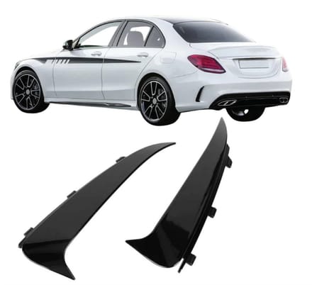 Achterbumper vinnen compatible met Mercedes c klasse w205