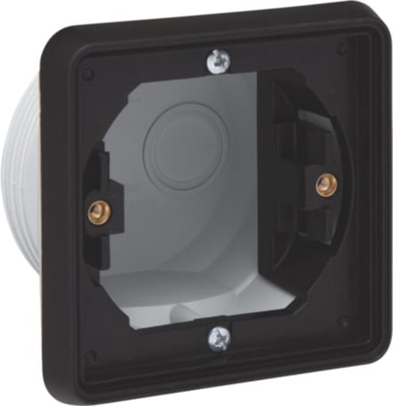 Niko New Hydro inbouwkader enkel zwart IP55