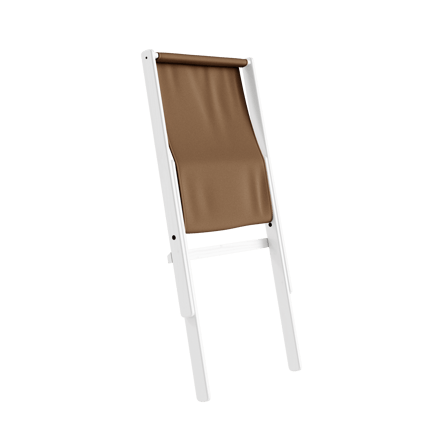 Karup Boogie klapstoel - 755 Mocca - 205 white lacquered