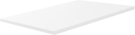 Wiesbaden Vision Topblad 81 x 46,5 x 2,5 cm - Glans Wit
