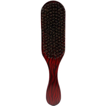 Brosse Vague 100% Poils de Sanglier Marron rouge