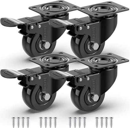 4 Transportwielen