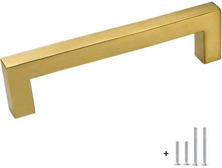 Gouden Meubelgreep 20,4 cm – Deurgreep & Keukenkast Handgreep - Goud