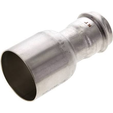 Perskoppeling - 35mm Persmof & 54mm Buiseinde - RVS
