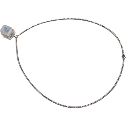 Stressverlichtingsketting LED Draagbaar Hars Modieus Angstketting voor Vrouwen Mannen gray