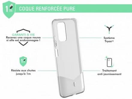 Force Case, Hoesje geschikt voor Xiaomi Redmi 9T - PURE Versterkt, Transparant