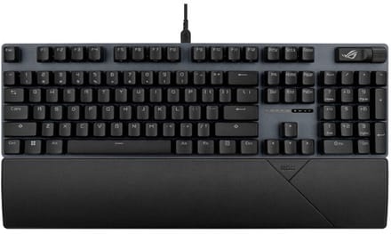 ASUS ROG Strix Scope II X Keyboard - Mechanisch gaming toetsenbord - USB - RGB‑verlichting - Full‑size - Zwart - US‑layout