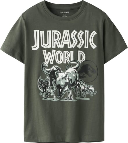 NAME IT - TKMPIWER JURASSIC SS TOP NOOS SKY - Jongens - Lange mouwen shirts