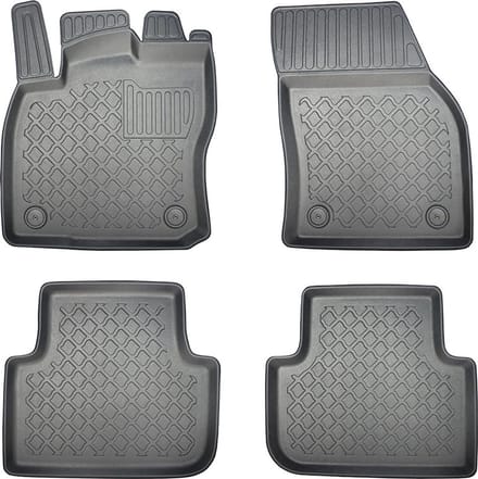 3D Automatten voor Volkswagen Tiguan 2 (2016-2023) - 4-delig - TPE-Rubber