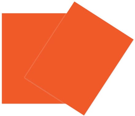 Karton Oranje 21,6x27,9cm (50 stuks)