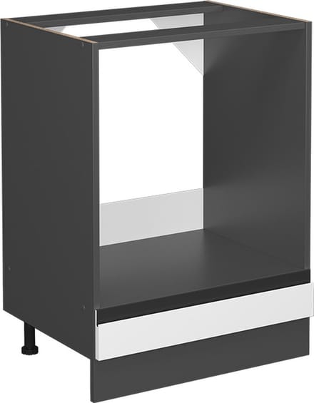 Vicco R-Line Ovenombouwkast – 60 cm J-vorm, zonder werkblad Wit